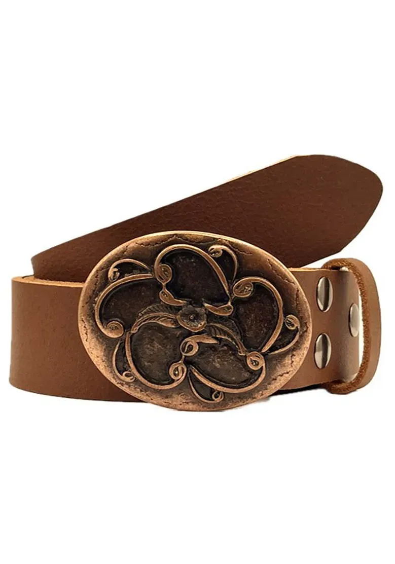 LIFEBULT by showroom 019° кожаный ремень, застежка с цветочным узором Rettungsring By Showroom 019°, коричневый
LIFEBULT by showroom 019° кожаный ремень, застежка с цветочным узором Rettungsring By Showroom 019°, коричневый