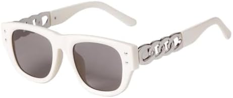 Модные солнцезащитные очки с коричневыми линзами и квадратной оправой для женщин, солнцезащитные очки с вырезом на дужке, серые очки для мужчин, солнцезащитные очки UV400 MTZJH, C2
Модные солнцезащитные очки с коричневыми линзами и квадратной оправой для женщин, солнцезащитные очки с вырезом на дужке, серые очки для мужчин, солнцезащитные очки UV400 MTZJH, C2