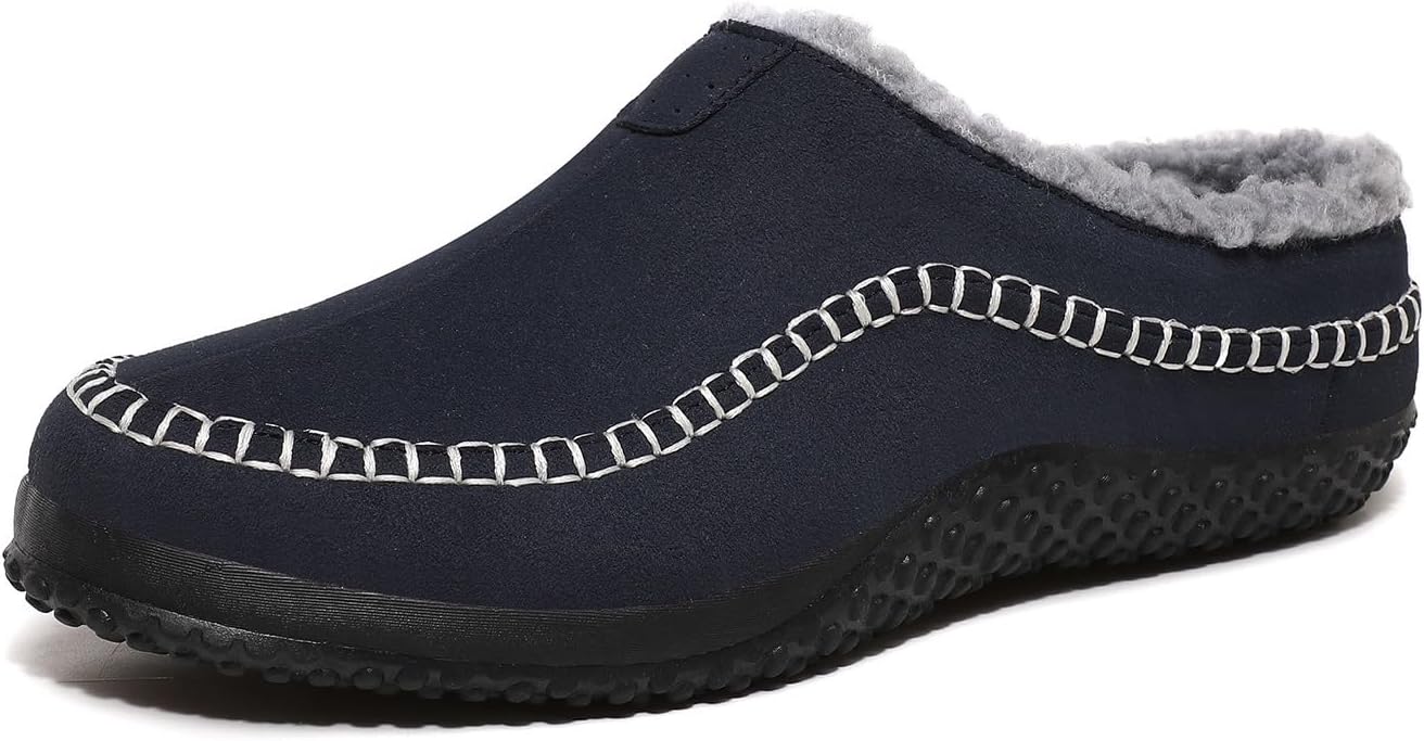 Мужские зимние шлепанцы с закрытой пяткой, удобные домашние и тапочки, теплые, мягкие, с поддержкой свода стопы и противоскользящей подошвой, широкие Generic, синий
Мужские зимние шлепанцы с закрытой пяткой, удобные домашние и тапочки, теплые, мягкие, с поддержкой свода стопы и противоскользящей подошвой, широкие Generic, синий