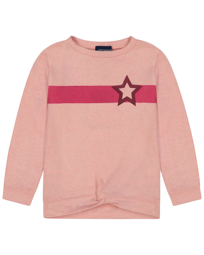 Энди и Эван Комплект свитера из хлопка пике Andy & Evan, розовый
Энди и Эван Комплект свитера из хлопка пике Andy & Evan, розовый