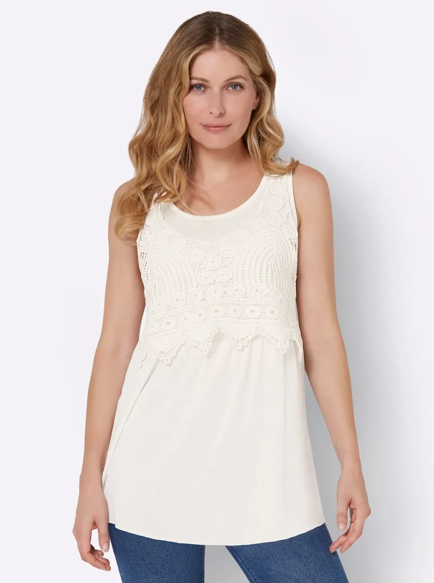 Топ-рубашка Inspirations Inspirationen, цвет Ecru
Топ-рубашка Inspirations Inspirationen, цвет Ecru