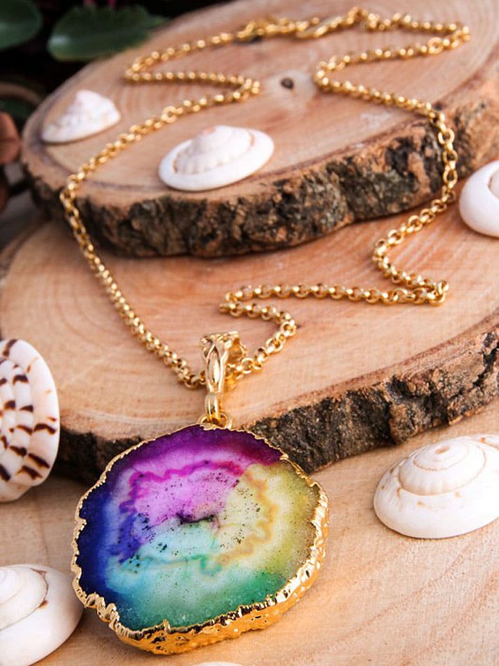 Позолоченное ожерелье с подвеской - (Д) 45 см Pierres delicates
Позолоченное ожерелье с подвеской - (Д) 45 см Pierres delicates