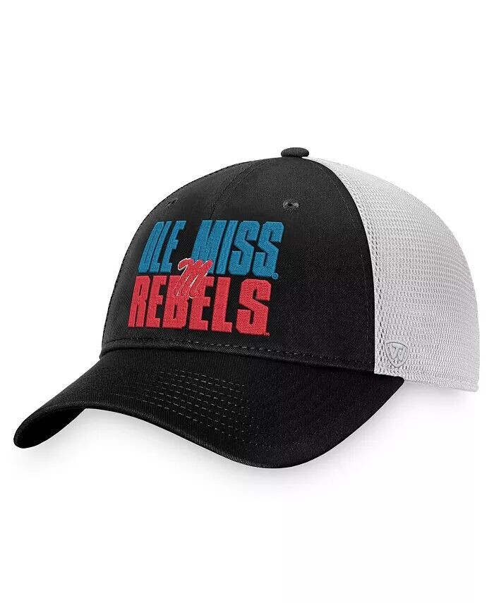 Мужская черно-белая кепка Ole Miss Rebels Stockpile Trucker Snapback Top Of The World
Мужская черно-белая кепка Ole Miss Rebels Stockpile Trucker Snapback Top Of The World