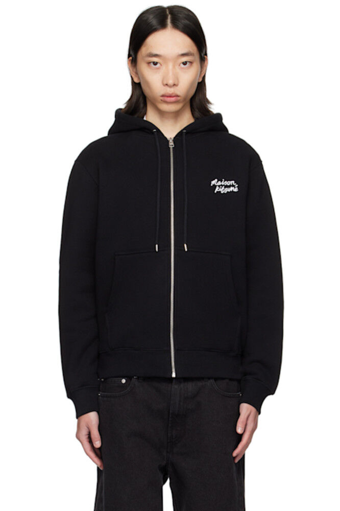 Черная толстовка с капюшоном с надписью «Рукописный текст» Maison Kitsuné
Черная толстовка с капюшоном с надписью «Рукописный текст» Maison Kitsuné