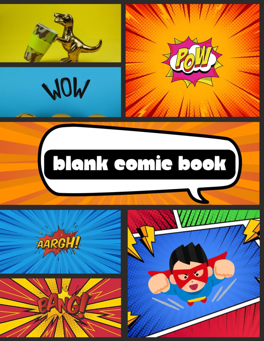 Blank Comic Book: : Make your own comics (Independently published)
Blank Comic Book: : Make your own comics (Independently published)