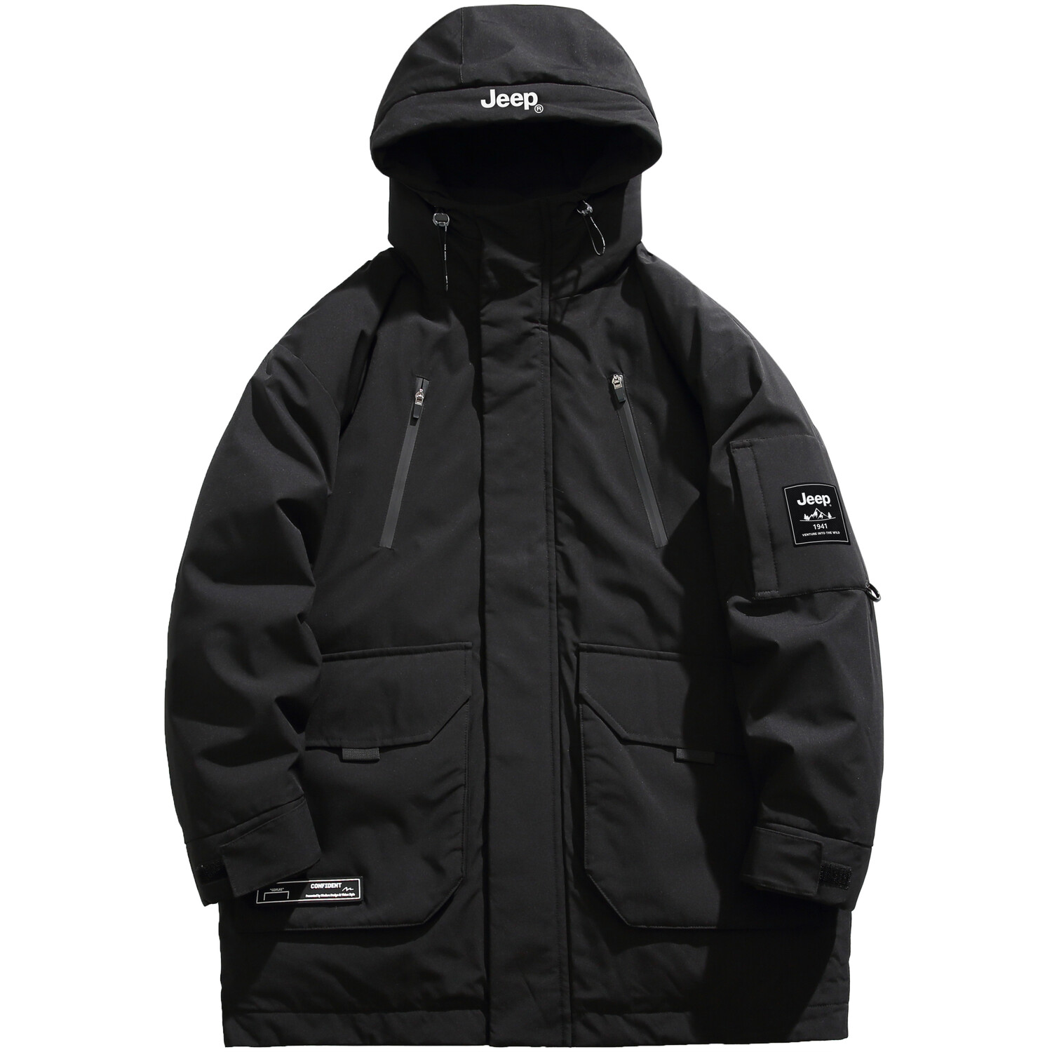 Пуховик унисекс Jeep, хаки
Пуховик унисекс Jeep, хаки