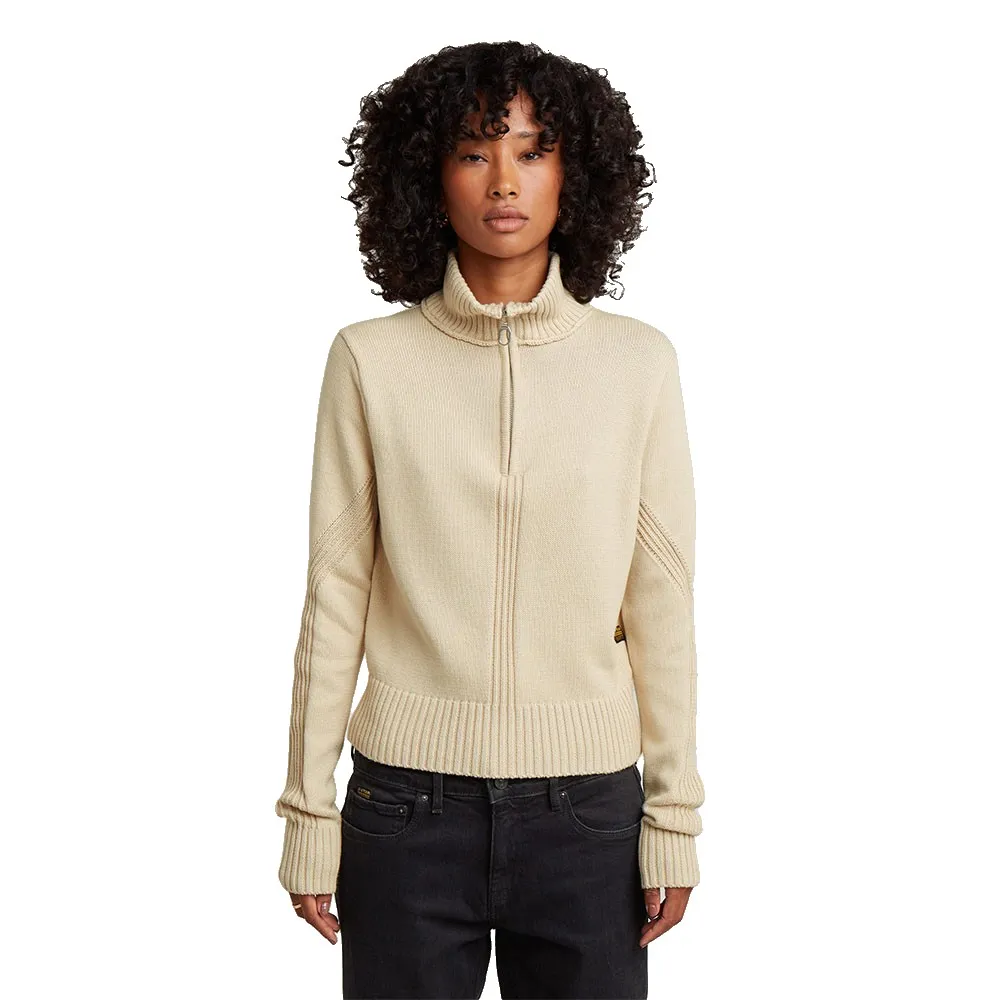 Свитер G-Star Milano с половинной молнией, бежевый
Свитер G-Star Milano с половинной молнией, бежевый