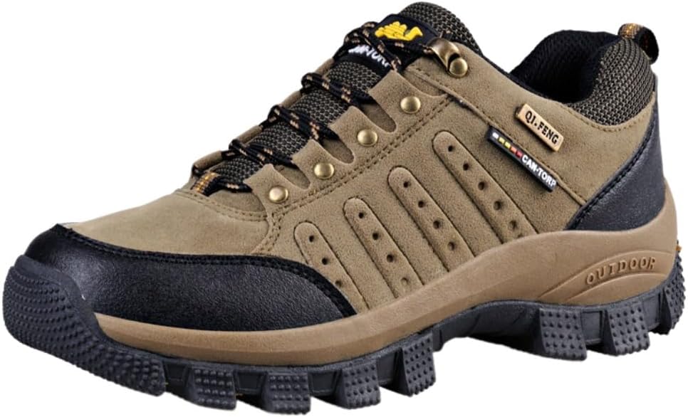 Мужские водонепроницаемые кожаные походные ботинки средней высоты, легкие и удобные, с цветной отделкой, больших размеров Lexamen, хаки
Мужские водонепроницаемые кожаные походные ботинки средней высоты, легкие и удобные, с цветной отделкой, больших размеров Lexamen, хаки