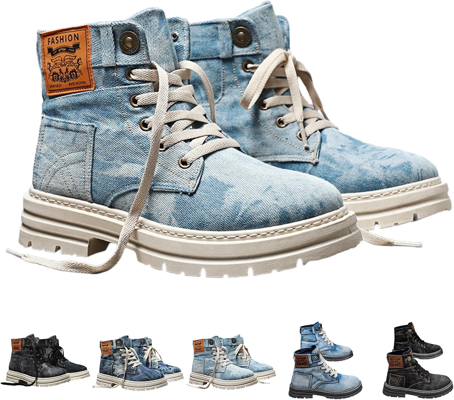 Мужские модные кроссовки высокие на шнуровке с блестящей отделкой, мотоциклетные ботинки, ретро джинсовый стиль, большие повседневные shoes Gezolligheid, светло-синий
Мужские модные кроссовки высокие на шнуровке с блестящей отделкой, мотоциклетные ботинки, ретро джинсовый стиль, большие повседневные shoes Gezolligheid, светло-синий