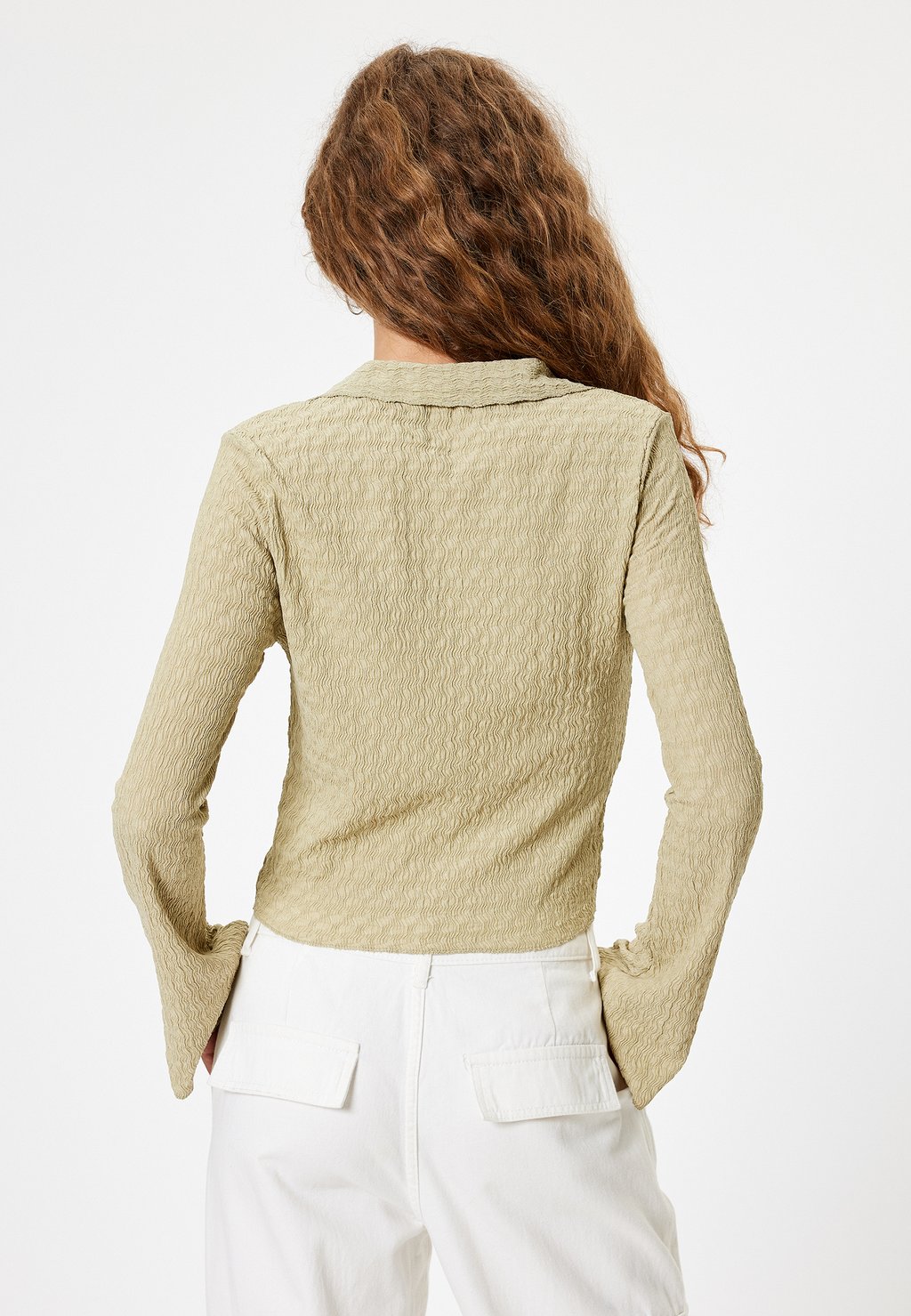 Блузка на пуговицах BUTTONED Koton, зеленый
Блузка на пуговицах BUTTONED Koton, зеленый