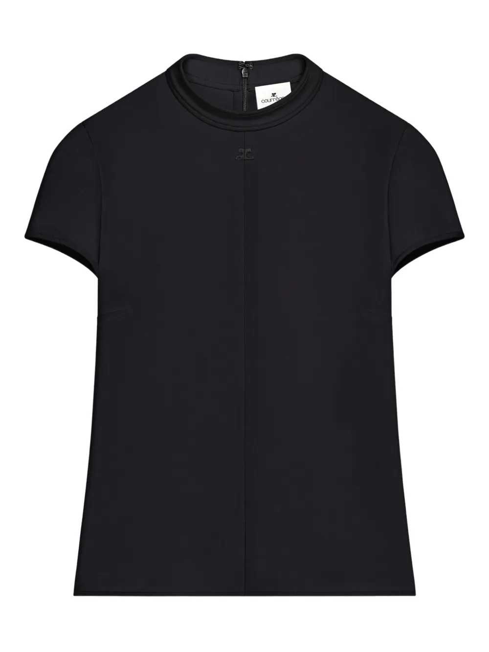 Креповый топ Heritage Courrèges, черный
Креповый топ Heritage Courrèges, черный