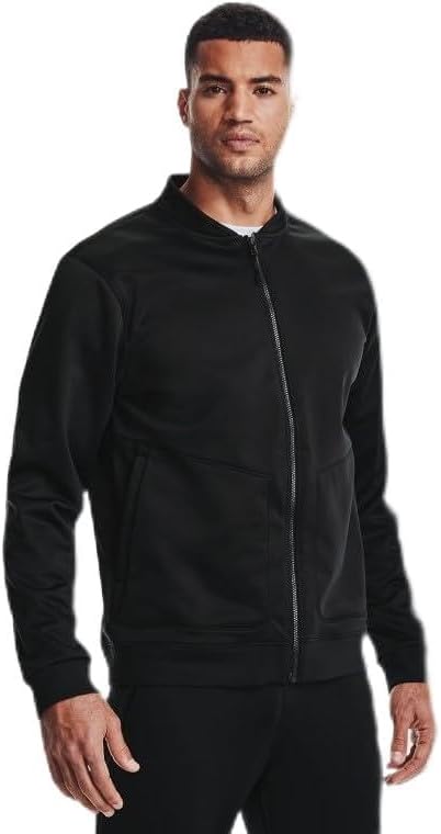 Куртка-бомбер Under Armour Dugout мужская, Black-White
Куртка-бомбер Under Armour Dugout мужская, Black-White