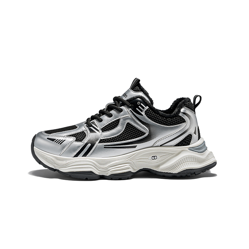 Нескользящие термокроссовки Chunky, мужские, черные, серебристые AGSDON, Black Silver-Fleece-Lined
Нескользящие термокроссовки Chunky, мужские, черные, серебристые AGSDON, Black Silver-Fleece-Lined