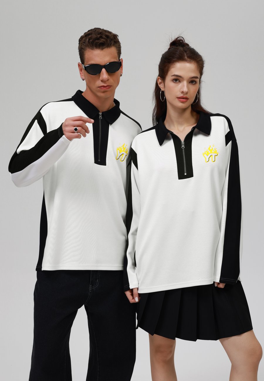 Поло YOURTURN UNISEX, White/Black/White
Поло YOURTURN UNISEX, White/Black/White