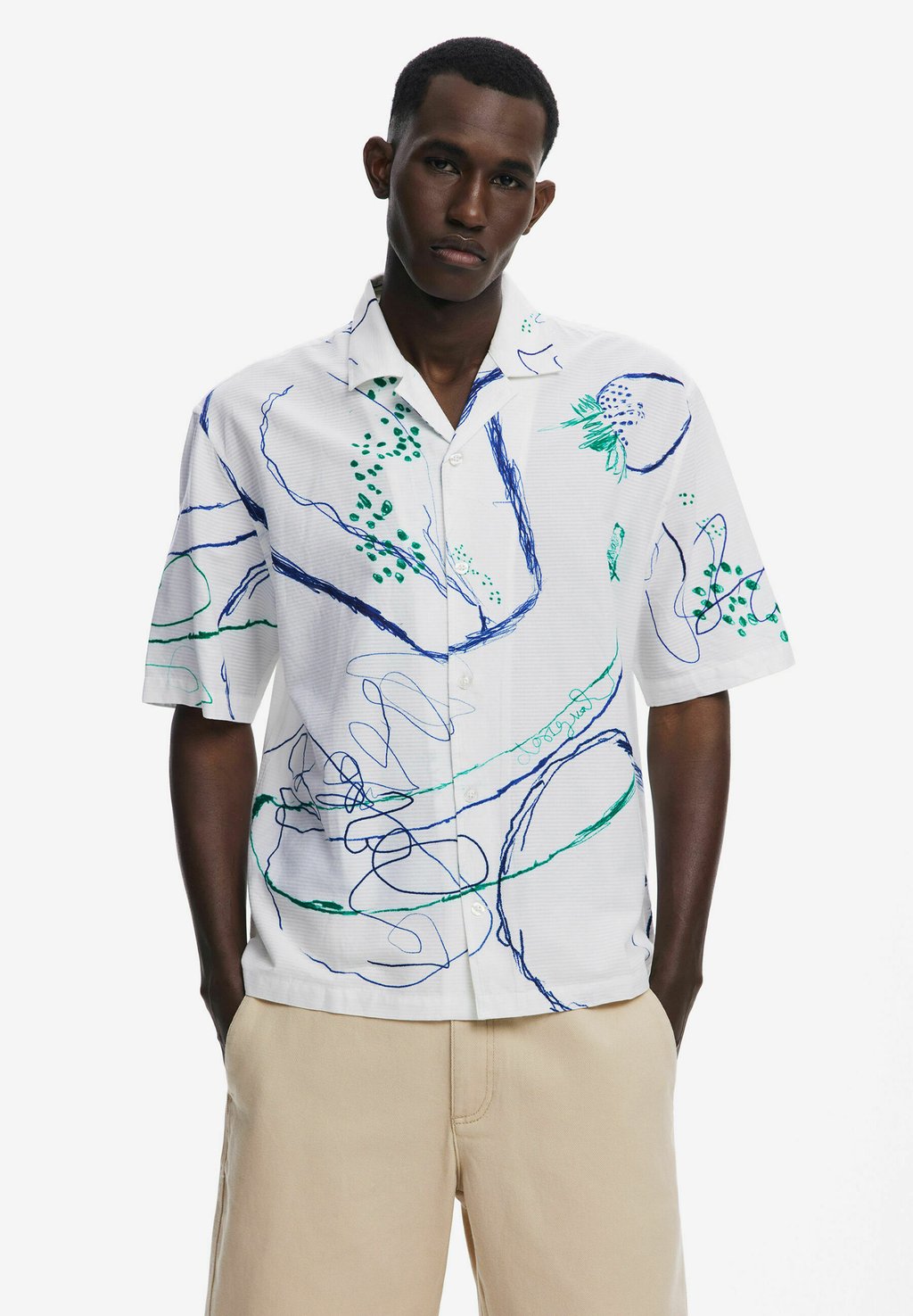 Рубашка ARTY SHORT-SLEEVE Desigual, белый
Рубашка ARTY SHORT-SLEEVE Desigual, белый