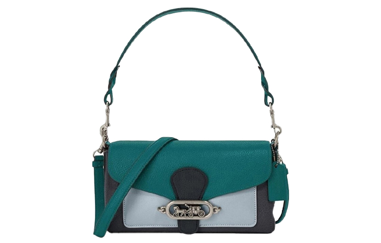 Кожаная плечевая сумка через плечо, портативная женская сумка цвета озёрной лазури и мультиколор COACH
Кожаная плечевая сумка через плечо, портативная женская сумка цвета озёрной лазури и мультиколор COACH