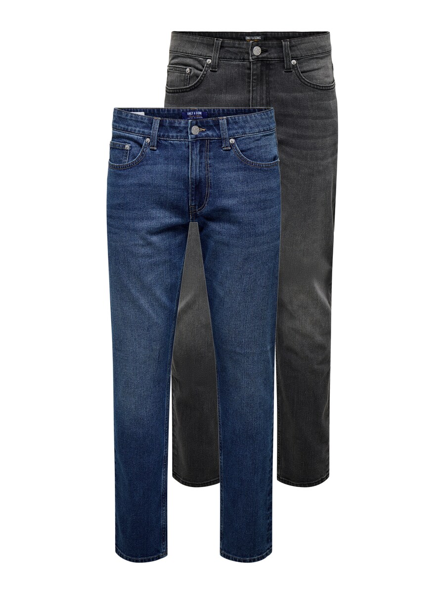 Повседневные джинсы Only & Sons Only & Sons ONSWEFT, Blue denim/Black denim
Повседневные джинсы Only & Sons Only & Sons ONSWEFT, Blue denim/Black denim