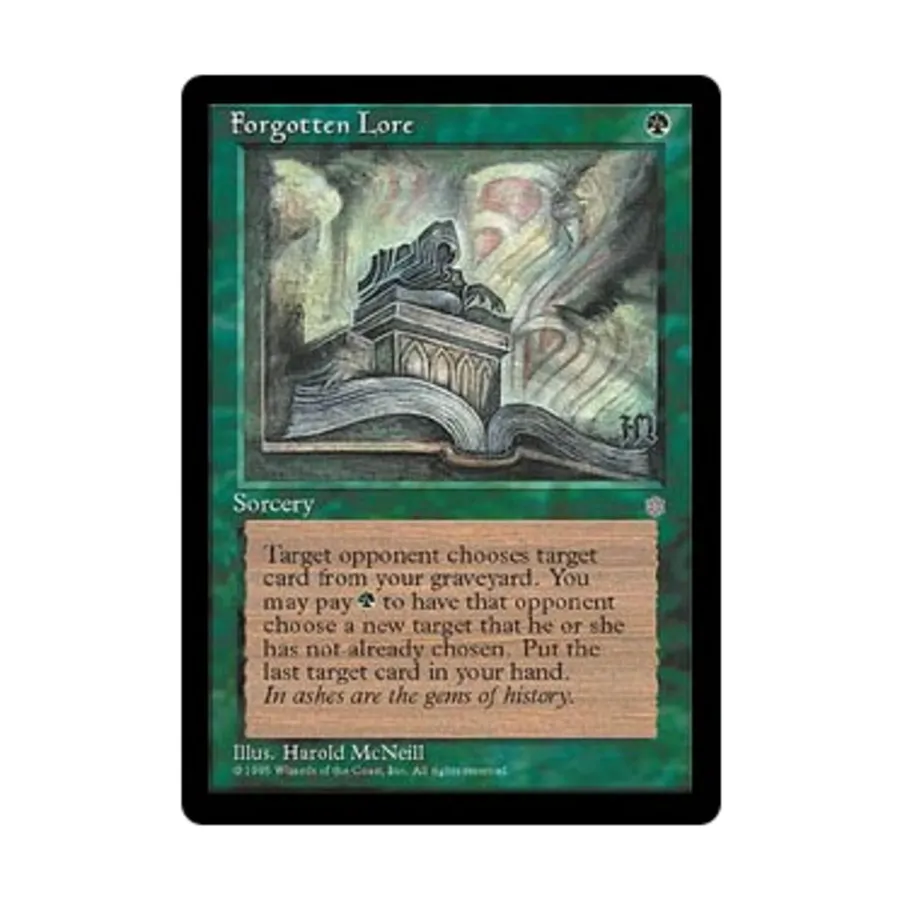 CCG Забытые знания (U), MTG - Ice Age
CCG Забытые знания (U), MTG - Ice Age