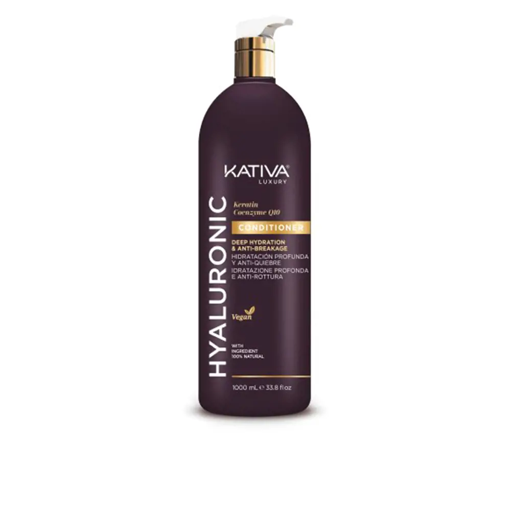 Кондиционер для волос Hyaluronic keratin & coenzyme q10 conditioner Kativa, 1000 мл.
Кондиционер для волос Hyaluronic keratin & coenzyme q10 conditioner Kativa, 1000 мл.