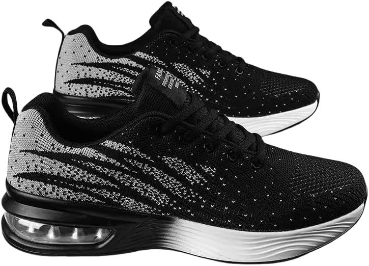 Мужские модные повседневные кроссовки в полоску - дышащий верх из сетки, легкая подошва из ПУ, амортизация воздухом, шнуровка Minlaidian, серый
Мужские модные повседневные кроссовки в полоску - дышащий верх из сетки, легкая подошва из ПУ, амортизация воздухом, шнуровка Minlaidian, серый