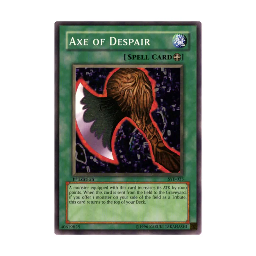 CCG Топор отчаяния (Обычный), Yu-Gi-Oh - Dark Legends - Singles
CCG Топор отчаяния (Обычный), Yu-Gi-Oh - Dark Legends - Singles