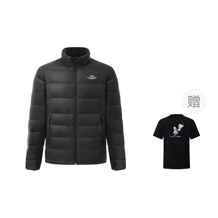 LINING Унисекс пуховик, Black-Comes with T-Shirt
LINING Унисекс пуховик, Black-Comes with T-Shirt