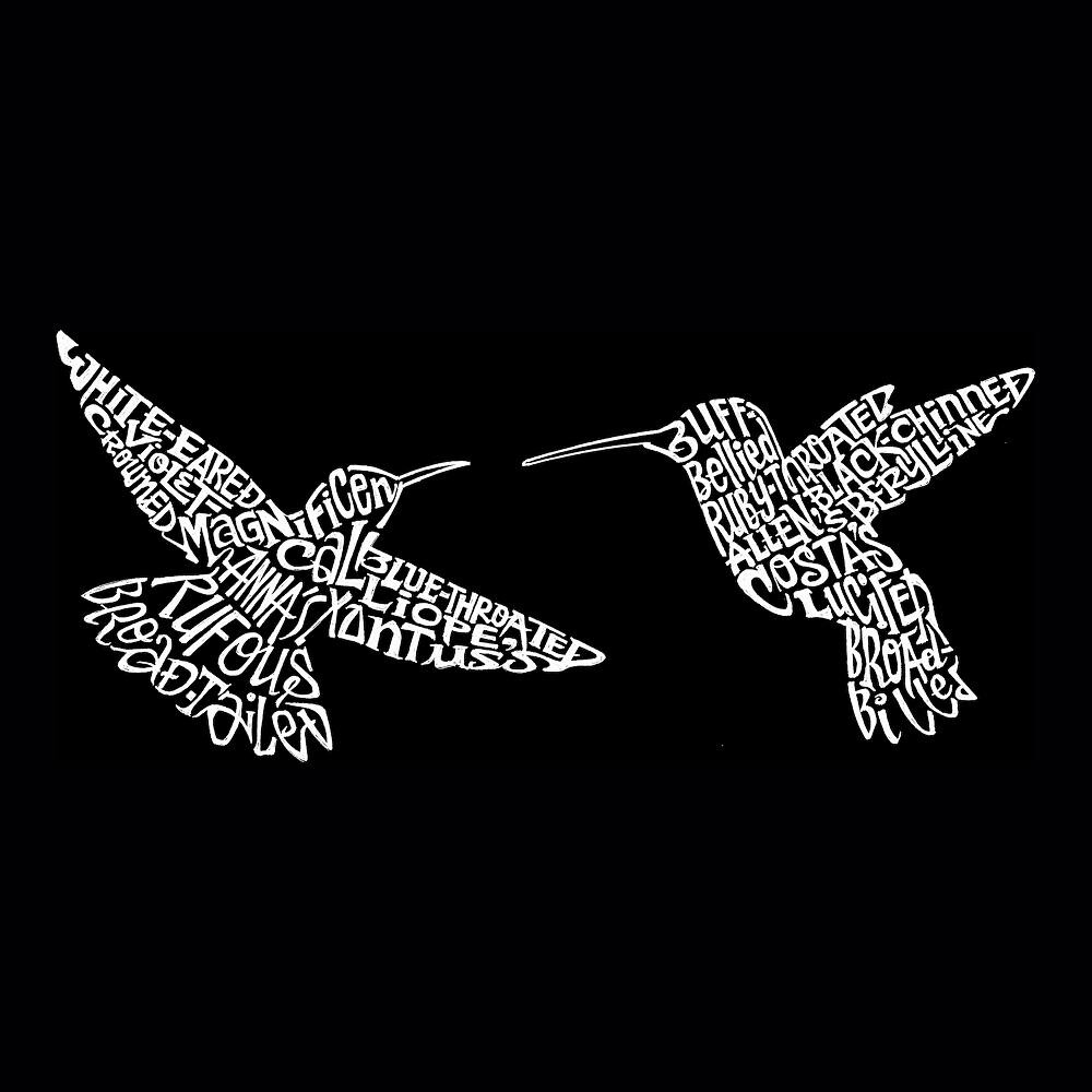 Колибри - женская футболка с рисунком Word Art LA Pop Art, черный
Колибри - женская футболка с рисунком Word Art LA Pop Art, черный