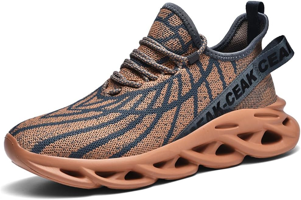 Мужские модные кроссовки Jakcuz больших размеров с сетчатым дизайном, толстой подошвой и комфортной сеткой, повседневные кроссовки для спортзала, на шнуровке и для прогулок, коричневый
Мужские модные кроссовки Jakcuz больших размеров с сетчатым дизайном, толстой подошвой и комфортной сеткой, повседневные кроссовки для спортзала, на шнуровке и для прогулок, коричневый