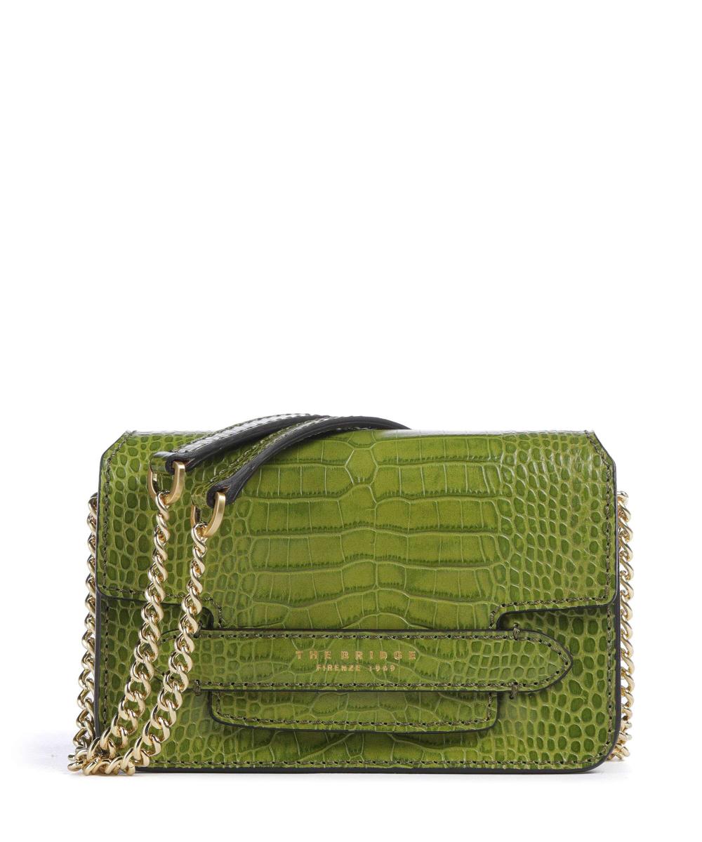 Сумка через плечо Lucrezia wow из тисненой коровьей кожи The Bridge, зеленый
Сумка через плечо Lucrezia wow из тисненой коровьей кожи The Bridge, зеленый