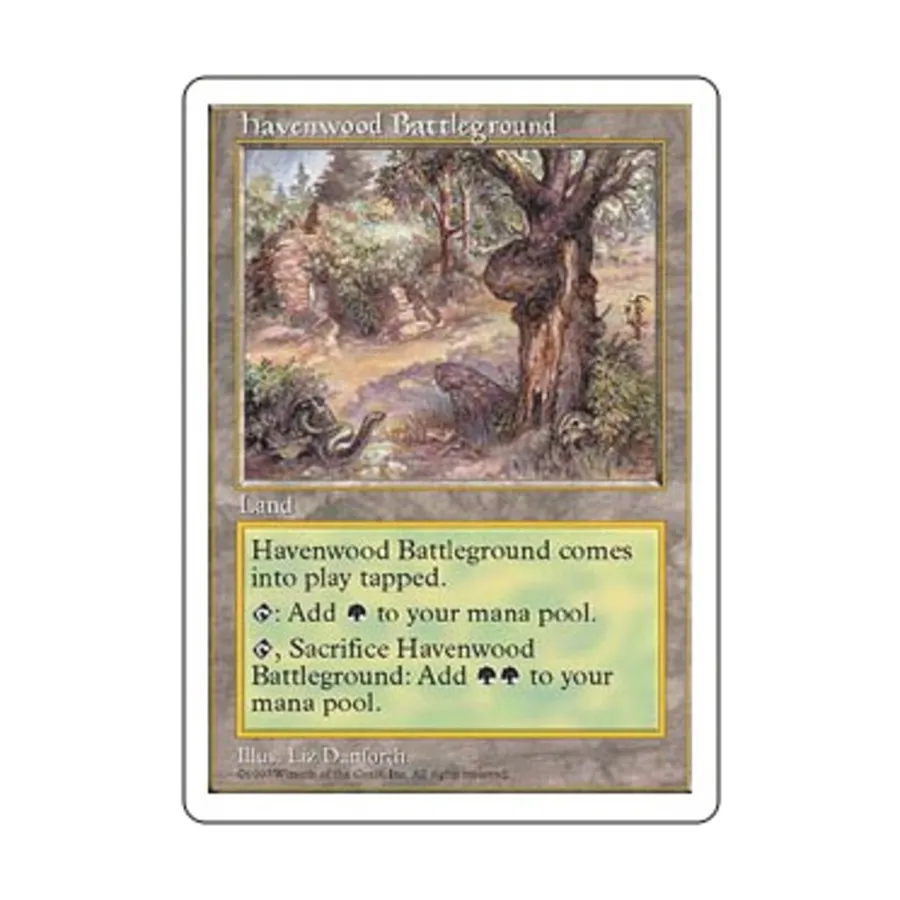 CCG Поле битвы в Хэвенвуде (U), MTG - 5th Edition
CCG Поле битвы в Хэвенвуде (U), MTG - 5th Edition