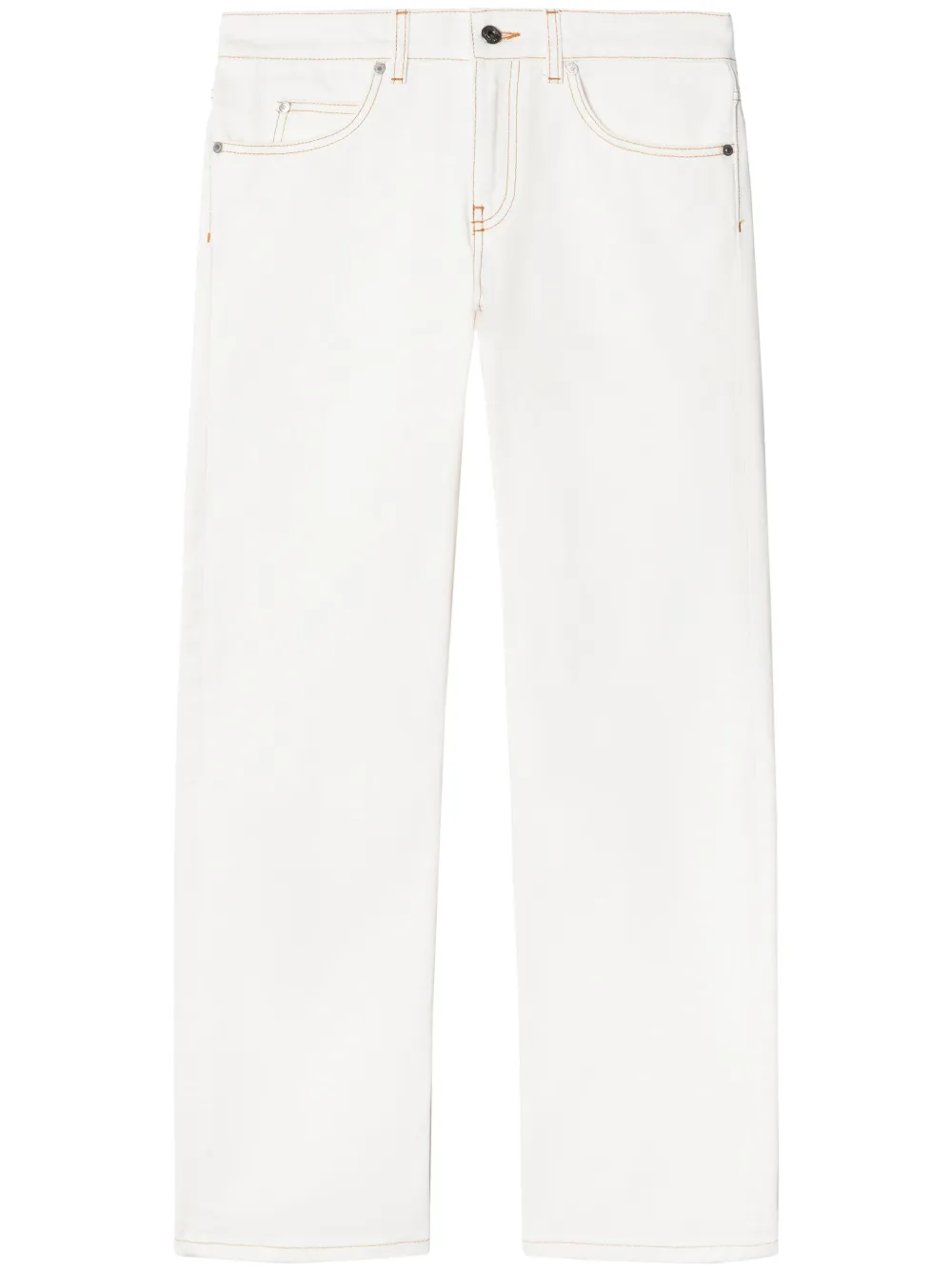 Прямые джинсы с контрастной строчкой OFF-WHITE, белый
Прямые джинсы с контрастной строчкой OFF-WHITE, белый