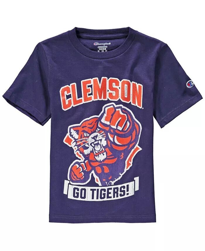 Фиолетовая футболка-талисман Clemson Tigers Strong для мальчиков и девочек Big Champion, фиолетовый
Фиолетовая футболка-талисман Clemson Tigers Strong для мальчиков и девочек Big Champion, фиолетовый
