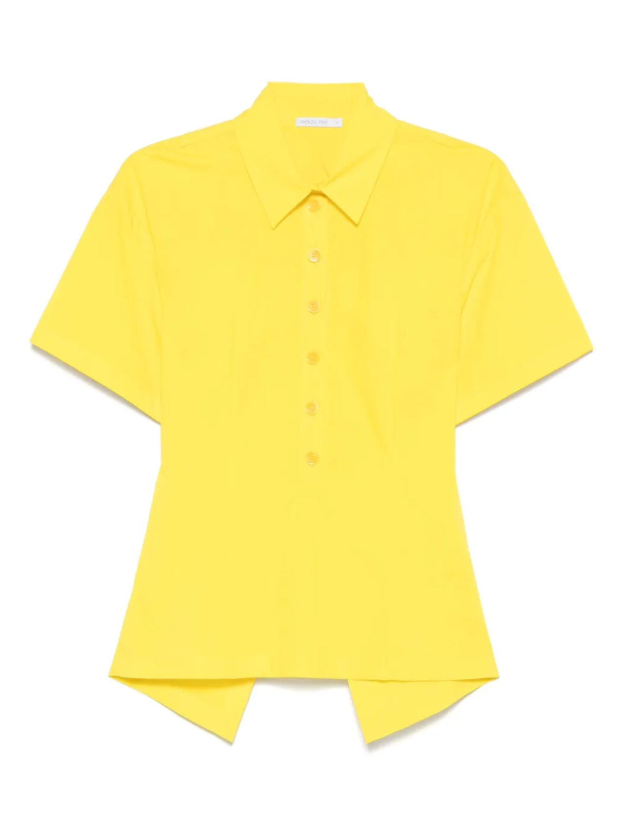 Поло с открытой спиной Patrizia Pepe, желтый
Поло с открытой спиной Patrizia Pepe, желтый