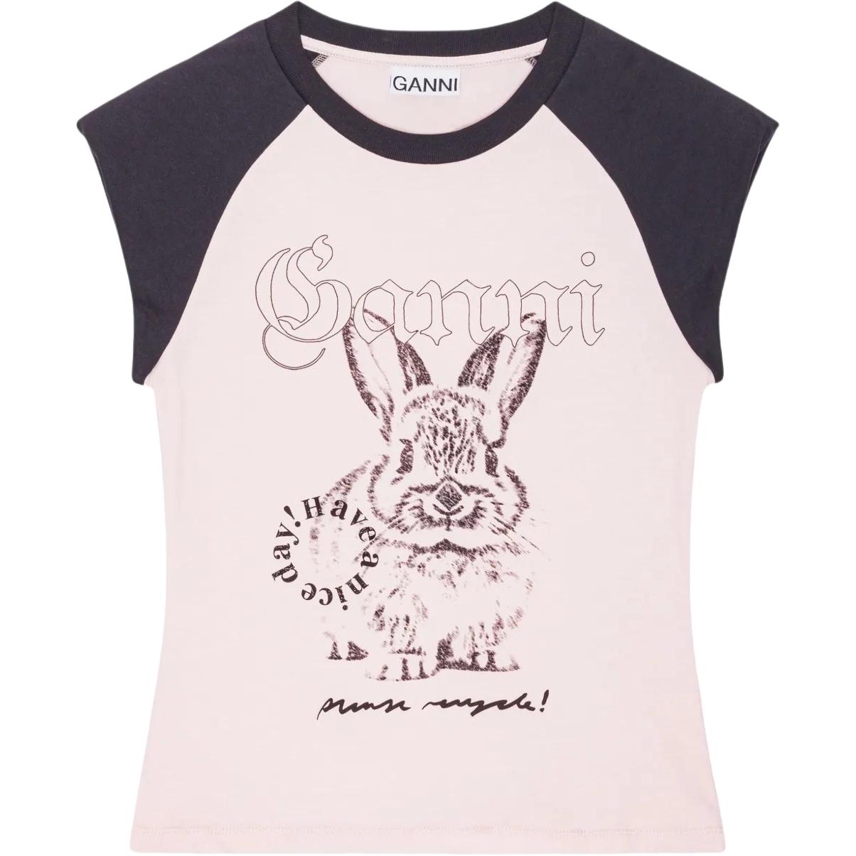 Футболка Bunny Printed Crewneck GANNI, розовый
Футболка Bunny Printed Crewneck GANNI, розовый