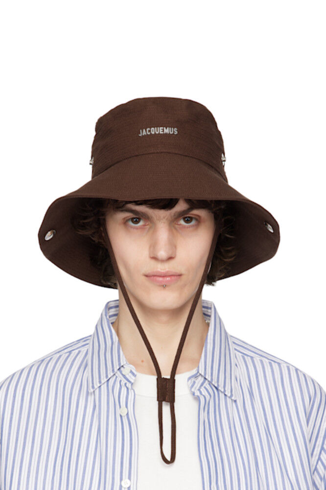 Коричневая панама 'The de-Nîmes' JACQUEMUS
Коричневая панама 'The de-Nîmes' JACQUEMUS