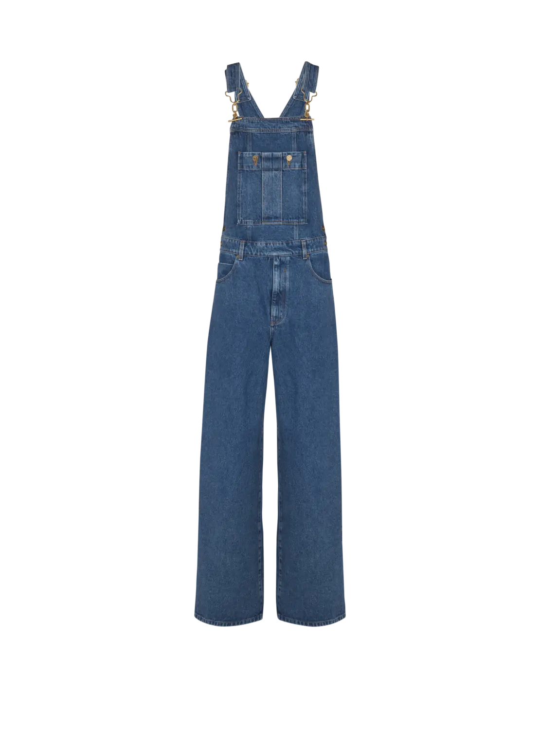 Темно-синий джинсовый комбинезон Balmain
Темно-синий джинсовый комбинезон Balmain