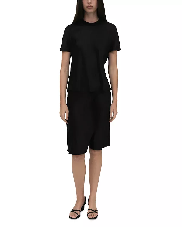 Футболка с косым плетением Rosetta Getty, черный
Футболка с косым плетением Rosetta Getty, черный