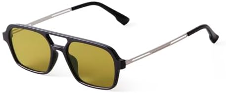 Модные прямоугольные солнцезащитные очки для женщин и мужчин, винтажные оранжево-голубые оттенки, квадратные солнцезащитные очки для женщин с защитой от УФ-излучения UV400 MTZJH, C4 Yellow Green
Модные прямоугольные солнцезащитные очки для женщин и мужчин, винтажные оранжево-голубые оттенки, квадратные солнцезащитные очки для женщин с защитой от УФ-излучения UV400 MTZJH, C4 Yellow Green