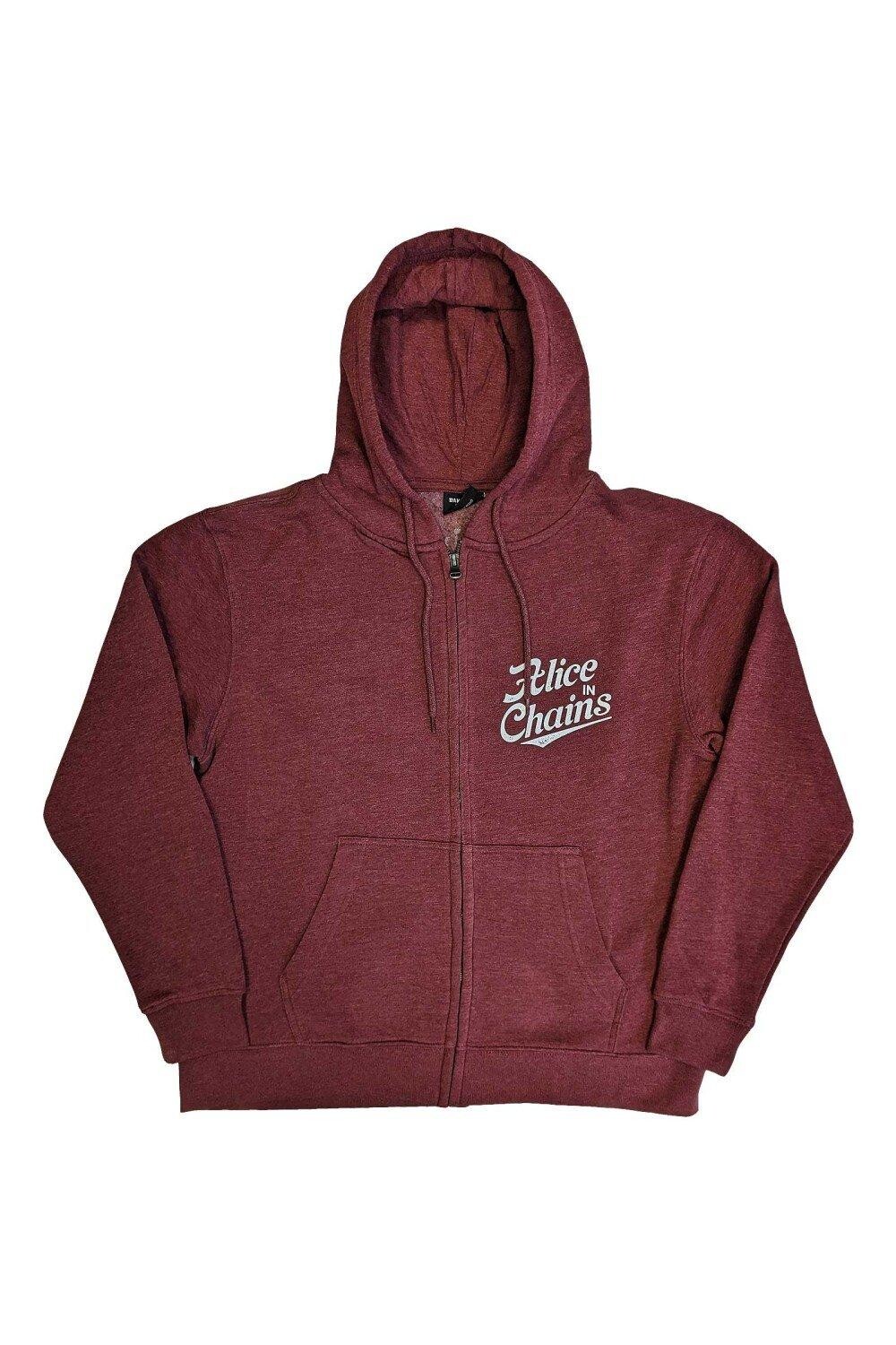 Толстовка на молнии с эмблемой Alice In Chains, красный
Толстовка на молнии с эмблемой Alice In Chains, красный