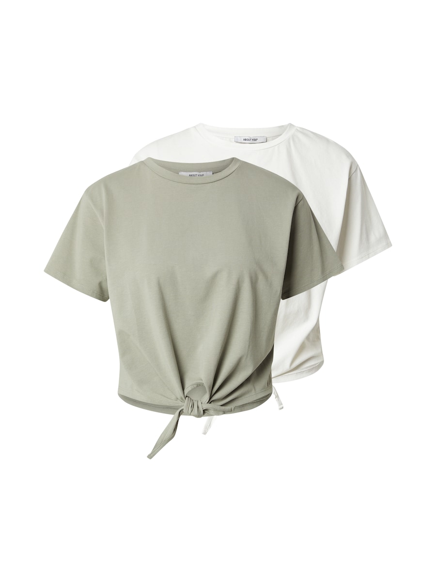 Рубашка ABOUT YOU Marla, мятный/белый
Рубашка ABOUT YOU Marla, мятный/белый