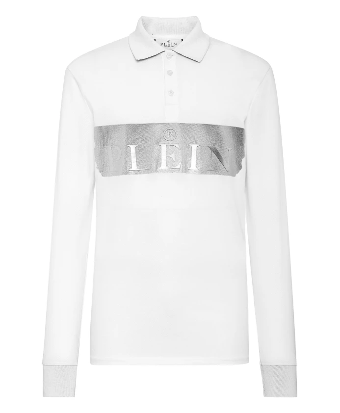 Рубашка поло с длинными рукавами Philipp Plein, белый
Рубашка поло с длинными рукавами Philipp Plein, белый