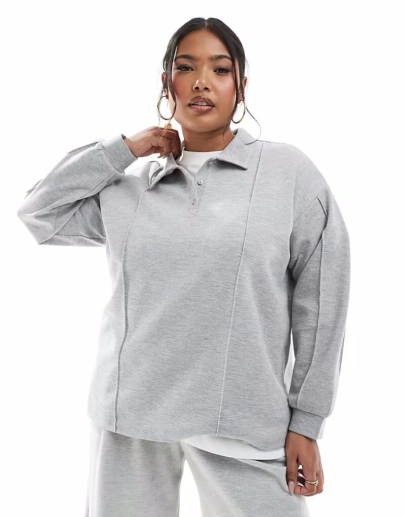 Джерси-поло Vero Moda Curve, светло-серый меланж
Джерси-поло Vero Moda Curve, светло-серый меланж