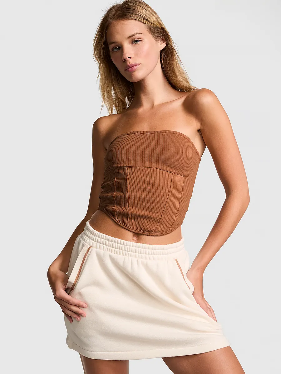 Хлопковый корсетный топ без бретелек с завязками Pink Bralettes & Bra Tops, цвет Caramel
Хлопковый корсетный топ без бретелек с завязками Pink Bralettes & Bra Tops, цвет Caramel