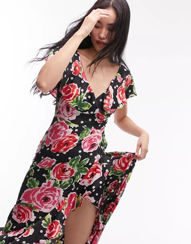 Платье макси с запахом и оборками Topshop, Белый, Платье макси с запахом и оборками Topshop
Платье макси с запахом и оборками Topshop, Белый, Платье макси с запахом и оборками Topshop