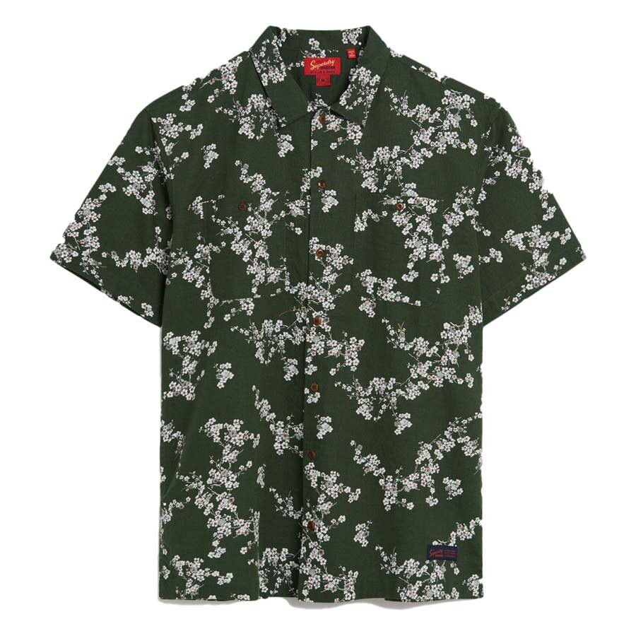 Рубашка с коротким рукавом Superdry Beach, зеленый
Рубашка с коротким рукавом Superdry Beach, зеленый