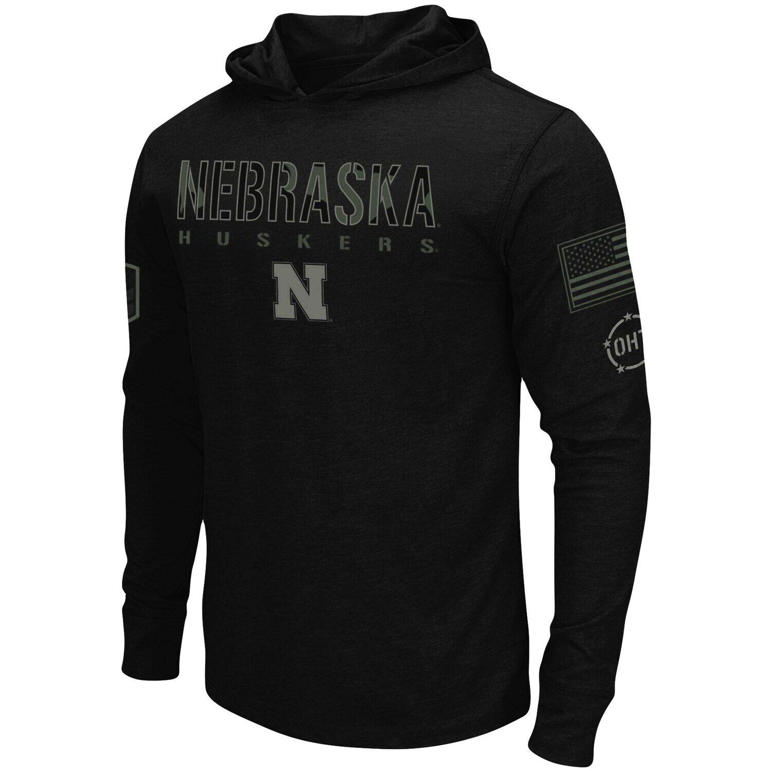 Мужская черная футболка с длинным рукавом с капюшоном Nebraska Huskers OHT Military Appreciation Colosseum, Черный, Мужская черная футболка с длинным рукавом с капюшоном Nebraska Huskers OHT Military Appreciation Colosseum
Мужская черная футболка с длинным рукавом с капюшоном Nebraska Huskers OHT Military Appreciation Colosseum, Черный, Мужская черная футболка с длинным рукавом с капюшоном Nebraska Huskers OHT Military Appreciation Colosseum