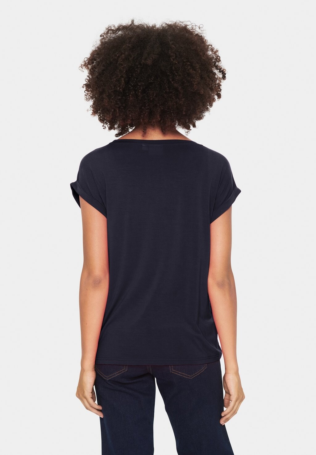 Базовая футболка Adelia Saint Tropez, темно-синий 
Базовая футболка Adelia Saint Tropez, темно-синий