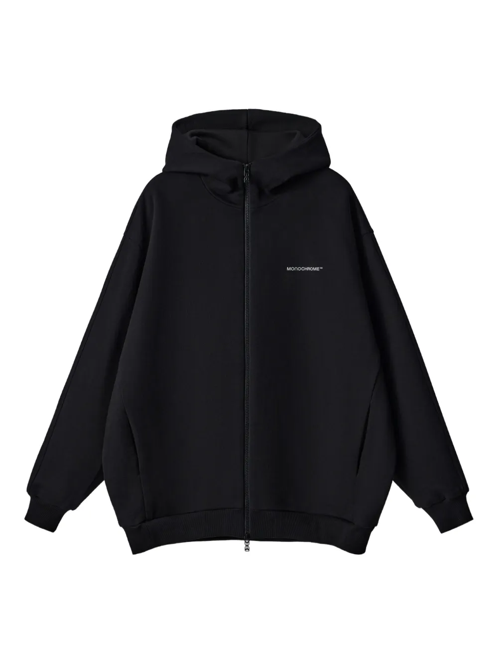 Худи на молнии MONOCHROME, черный
Худи на молнии MONOCHROME, черный