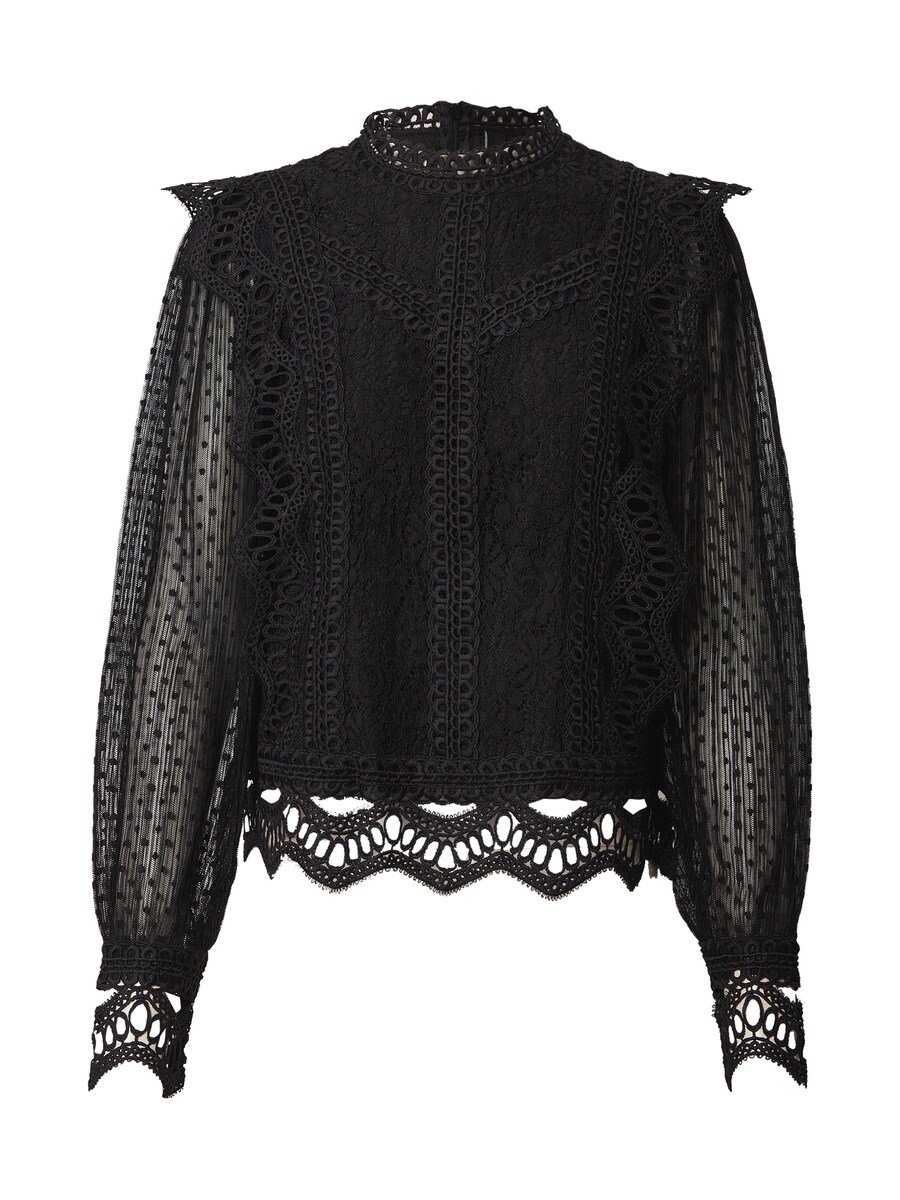Кружевная блузка YAS Blouse, черный 
Кружевная блузка YAS Blouse, черный