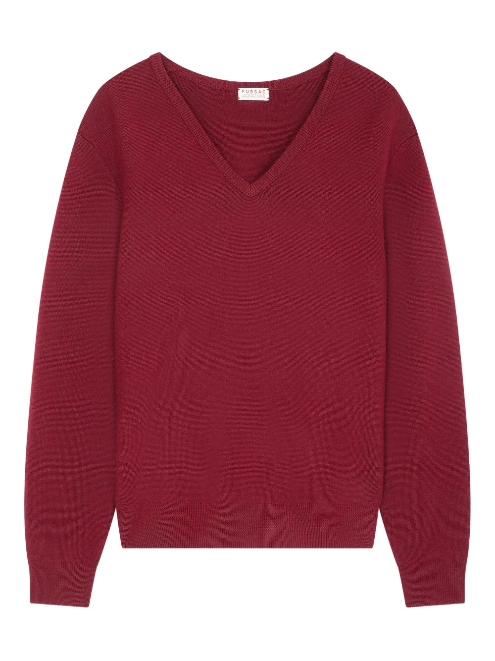 Шерстяной свитер с V-образным вырезом Fursac, красный
Шерстяной свитер с V-образным вырезом Fursac, красный